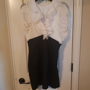 Black and White Dress